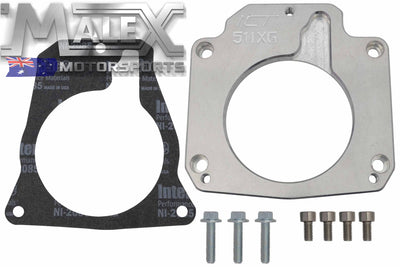 Ls Throttle Body Adapter / 4 Bolt Intake To 3 Tb W/ Gasket