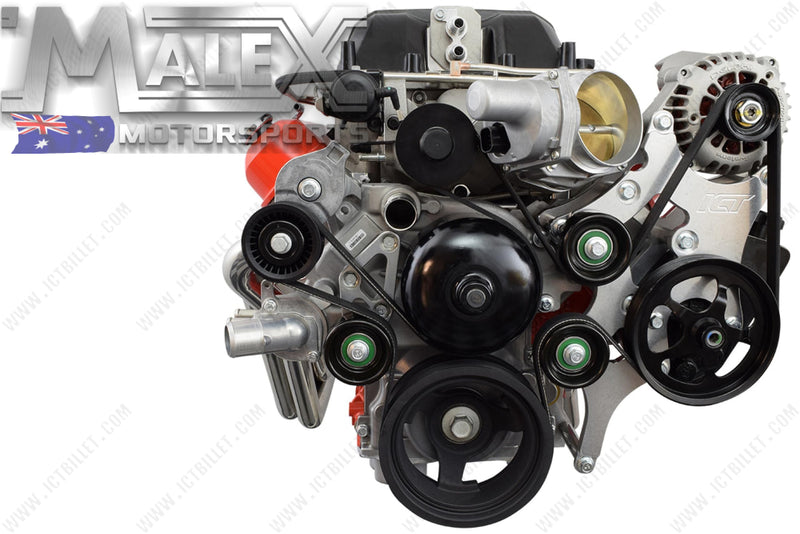 Ls Truck 6 Rib Lsa Supercharger Tensioner / Idler Bracket Kit Lq4 Lsx 5.3L 6.0L