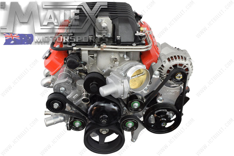 Ls Truck 6 Rib Lsa Supercharger Tensioner / Idler Bracket Kit Lq4 Lsx 5.3L 6.0L