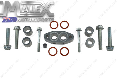 Ls Turbo Oil Feed Line Adapter - Cooler Spacer For Ls3 Camaro Supply Hose