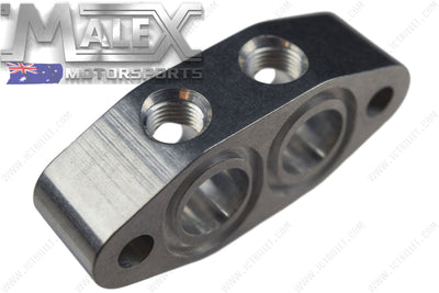 Ls Turbo Oil Feed Line Adapter - Cooler Spacer For Ls3 Camaro Supply Hose