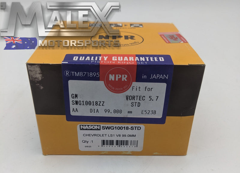 LS1 5.7 NIPPON PISTON RINGS 1.50 1.50 3.00 STD Piston Rings