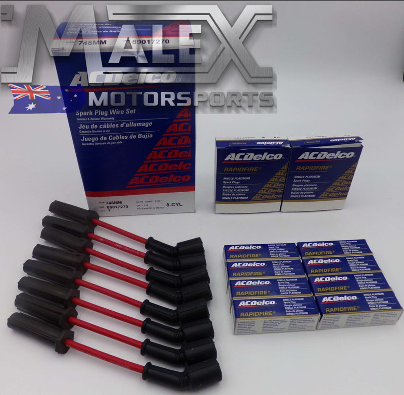 Ls1 Gm Plugs And Leads Suit Vt Vx Vy Ss Hsv Genuine Ac Delco Ignition Wire