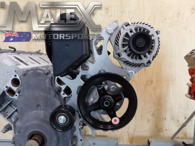Ls1 Ls2 High Mount Alternator Power Steering Combination Vt-Vz Offset Vx Vy Vz Ls