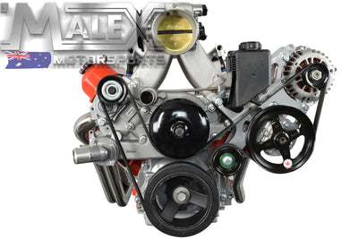 Ls1 Ls2 High Mount Alternator Power Steering Combination Vt-Vz Offset Vx Vy Vz Ls