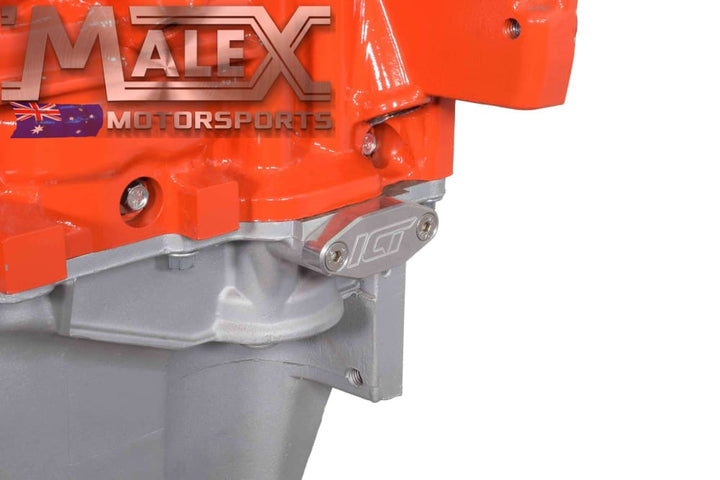 DEWHEL Coperchio Valvole In Alluminio Billet Nero Per LS1/LS2/LS3/LS6/LS7 - Con Attacco -10 AN, Compatibile Camaro, Corvette, Firebird, GTO
