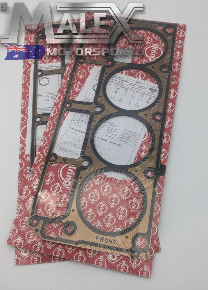 Elring Ls1 Ls6 Mls Head Gaskets X2 Suit Vt-Vz Commodore Genuine Gm 5.7L 261.721 Gasket