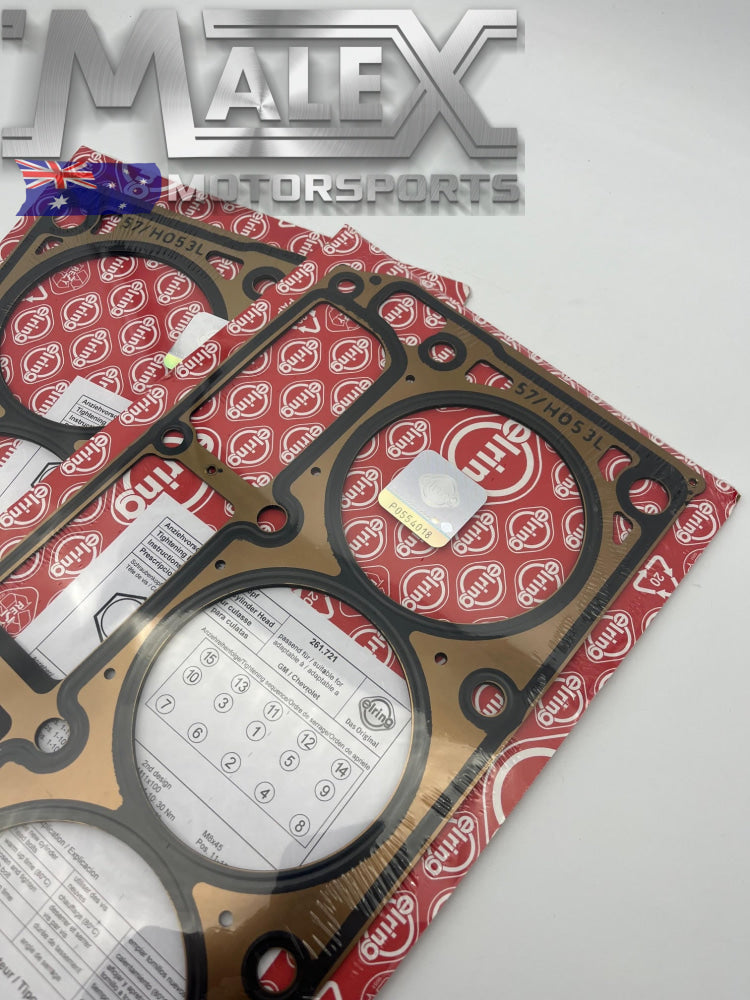 Ls1 Ls6 Mls Head Gaskets X2 Suit Vt - Vz Elring Oem 5.7L 12498544 Gasket