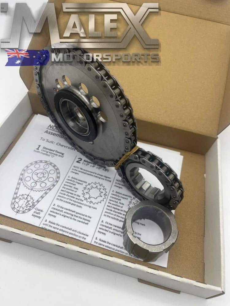 LS3 L98 L76 Single Bolt Single row Rollmaster Timing Chain Kit 4 Pole ...