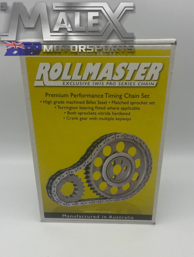 Ls3 L98 Ls7 Three Bolt Double Row Rollmaster Timing Chain Kit 4 Pole (Nitrided)