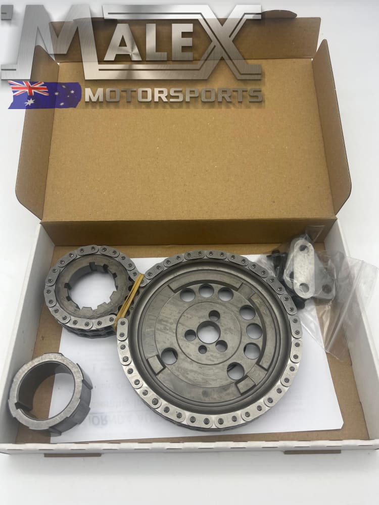 LS3 L98 LS7 Three Bolt Double row Rollmaster Timing Chain Kit 4 Pole ...