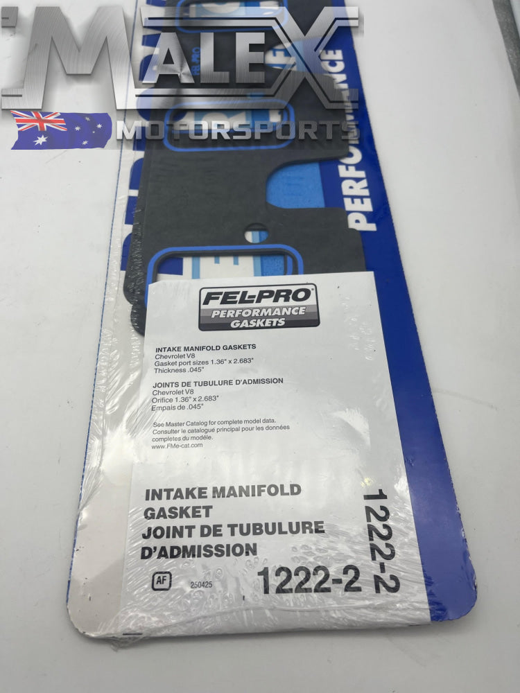 LS3 L98 Paper Intake Manifold Gaskets Fel-Pro 1222-2 CT525.045’’ thick Suit Carby