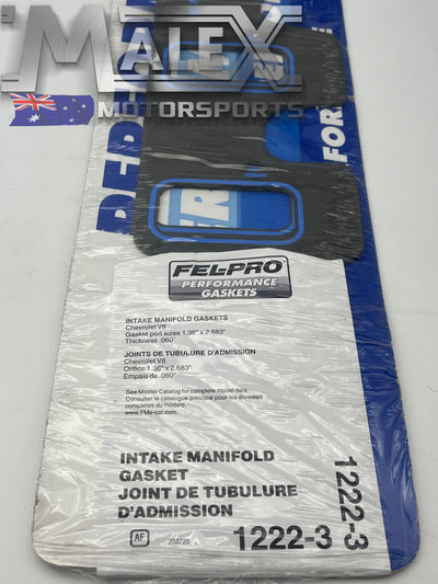 LS3 L98 Paper Intake Manifold Gaskets Fel-Pro 1222-3 CT525.060’’ thick Suit Carby