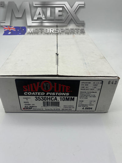 LS3 L99 6.2L Silvolite Pistons with Exhaust Valve Relief +0.1mm over size