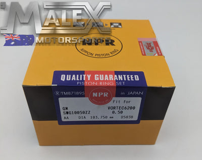 Ls3 Nippon Piston Ring Full Set Various Sizes + 0.50Mm Piston Rings