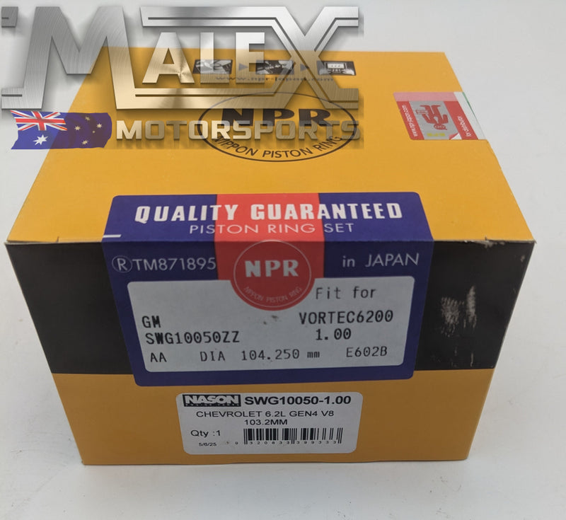 LS3 NIPPON PISTON RING Full Set Various sizes + 1.00mm Piston Rings