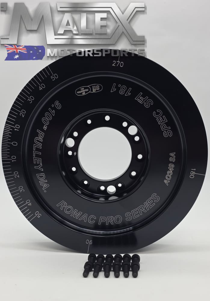 LSA 16% Overdriven Romac Pro Series Harmonic Balancer 9.100