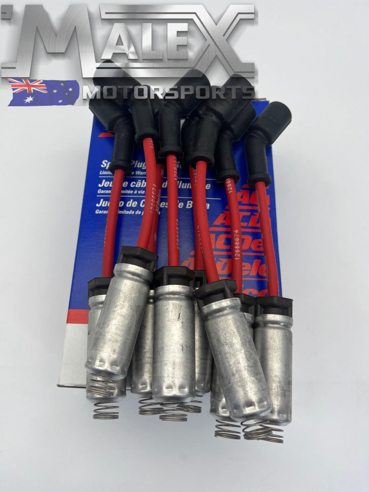 Lsa Ignition Leads Acdelco Gm Spark Plug With Heat Shield Boot Vt Vx Vy Ls1