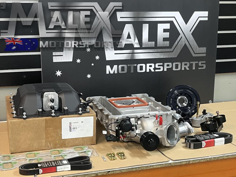 LSA Supercharger and Belt Drive Bundle Genuine GM Blower LS3 L98 LS2 L ...
