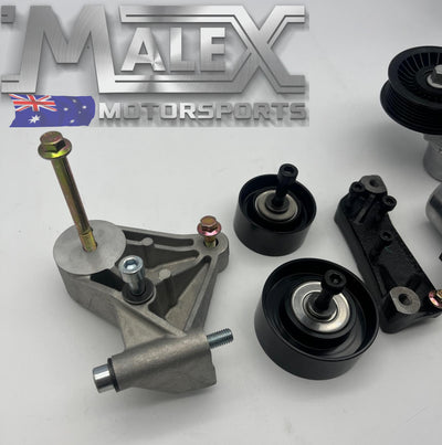 LSA Supercharger Tensioner Idler Kit VF GTS Crate Motor GM Bracket