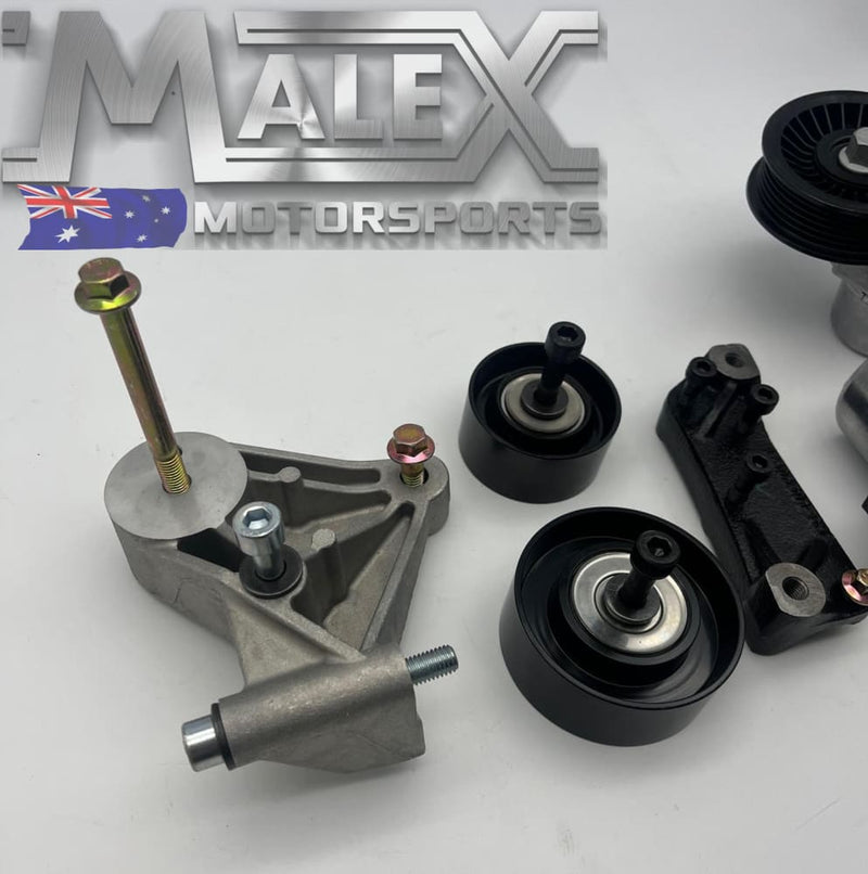 LSA Supercharger Tensioner Idler Kit VF GTS Crate Motor GM Bracket ...