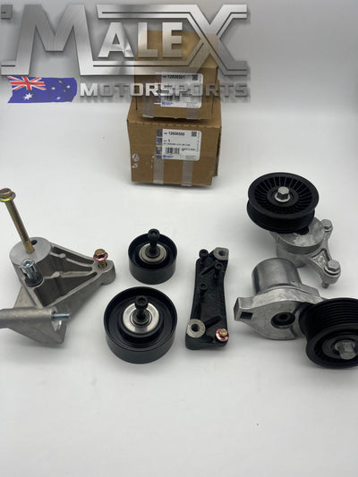 LSA Supercharger Tensioner Idler Kit VF GTS Crate Motor GM Bracket