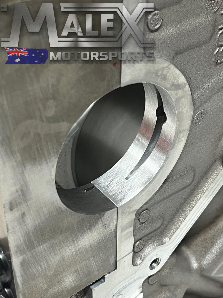 Malex 427 Block 7.0L LS 4.125 Bore Stroker with ARP Main studs