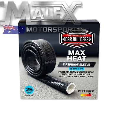 Max Heat High Temp Sleeve 15Mm 20Mm Or 25Mm Diameter Roll Length 1M