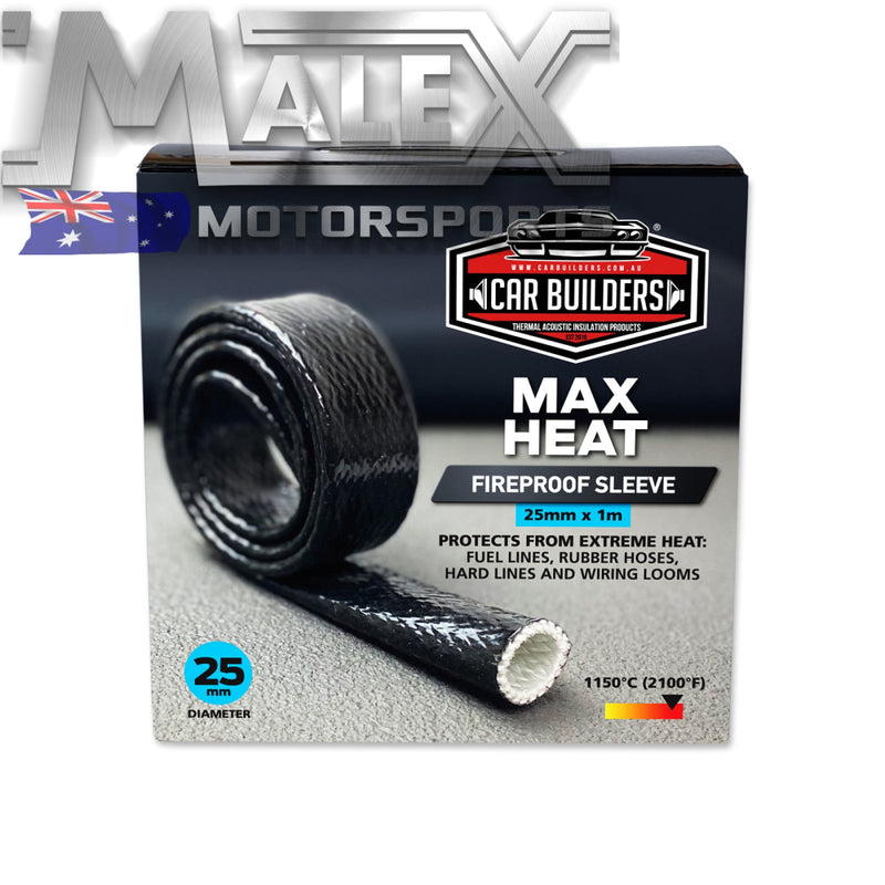 Max Heat High Temp Sleeve 15Mm 20Mm Or 25Mm Diameter Roll Length 1M