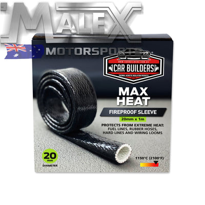 Max Heat High Temp Sleeve 15Mm 20Mm Or 25Mm Diameter Roll Length 1M