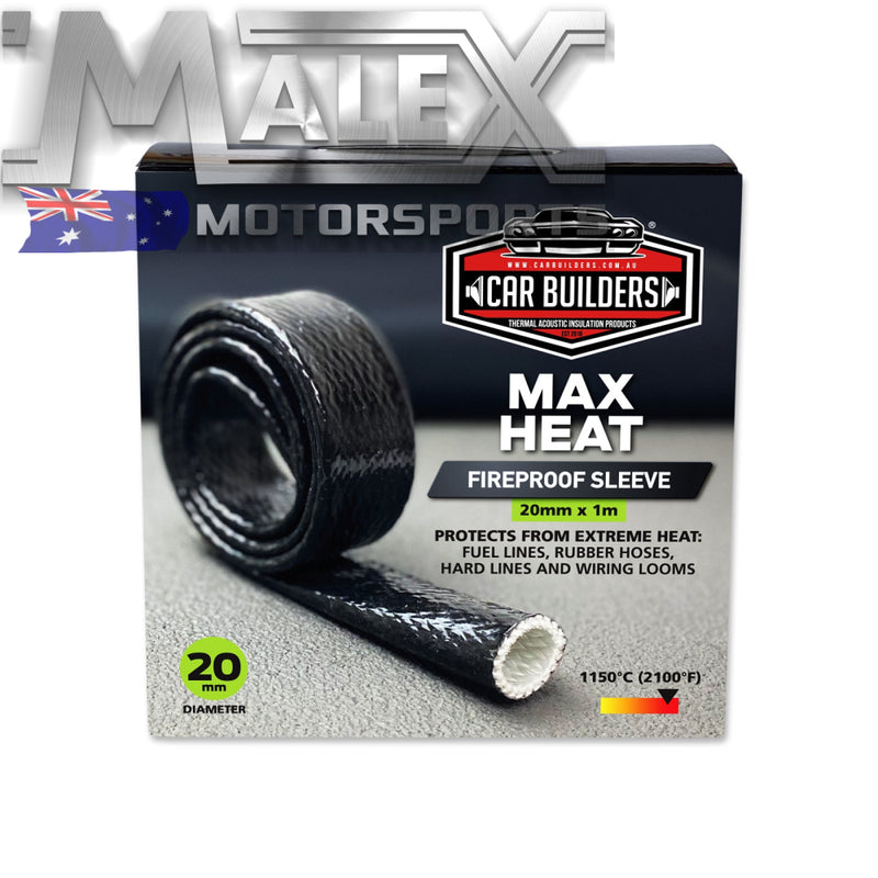 Max Heat High Temp Sleeve 15Mm 20Mm Or 25Mm Diameter Roll Length 1M