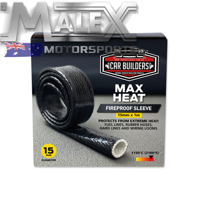 Max Heat High Temp Sleeve 15Mm 20Mm Or 25Mm Diameter Roll Length 1M