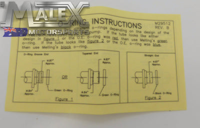 Melling Ls Oil Pump Pick Up O-Ring Ls1 Ls2 Ls3 Both Types Seal