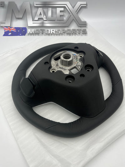 New Vf Steering Wheel Black Leather Stitch Paddle Shift Hsv Ssv Gts