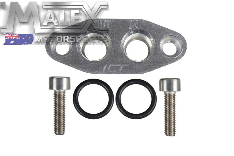 Oil Cooler Adapter -6An Orb Oring In/Out Port Plate Ls1 Lsx Ls3 Ls L98 Kit