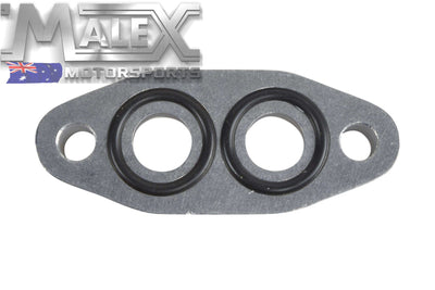 Oil Cooler Adapter -6An Orb Oring In/Out Port Plate Ls1 Lsx Ls3 Ls L98 Kit