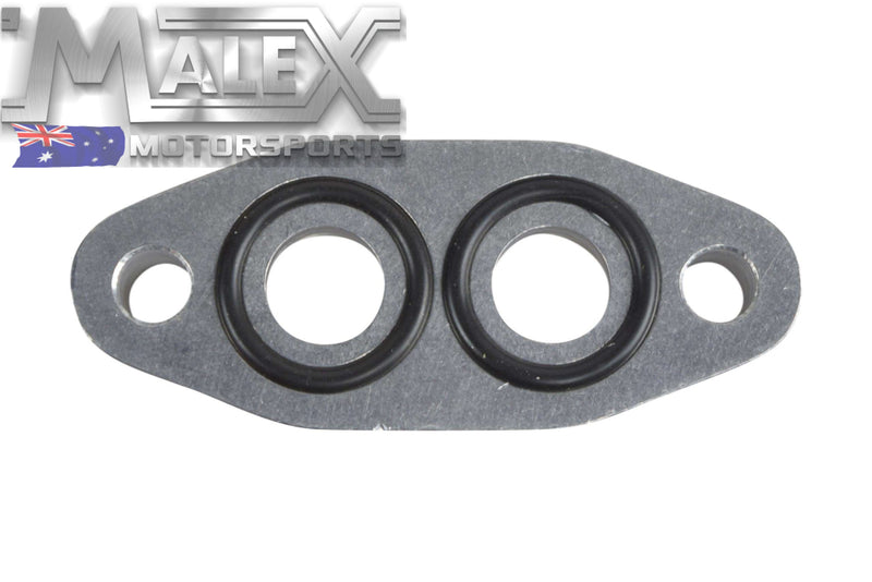 Oil Cooler Adapter -6An Orb Oring In/Out Port Plate Ls1 Lsx Ls3 Ls L98 Kit