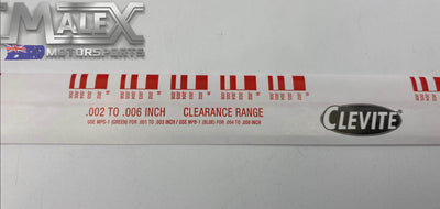 Plastigage .002-.006 Range Red Mahle Clevite