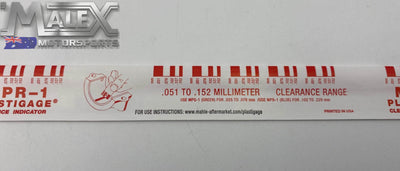 Plastigage .002-.006 Range Red Mahle Clevite