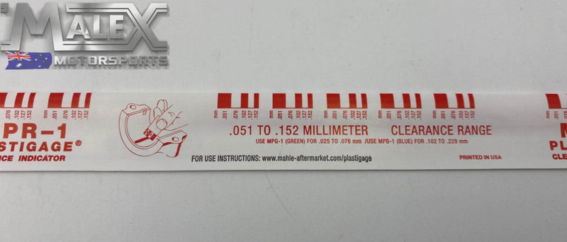 Plastigage .002-.006 Range Red Mahle Clevite