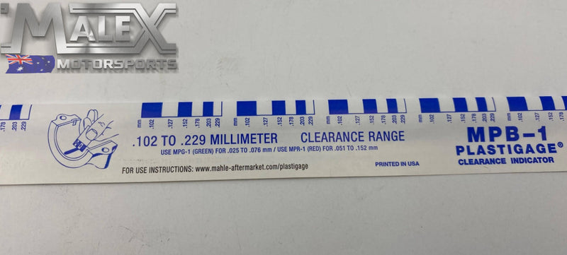 Plastigage .004-.009 Range Blue Mahle Clevite