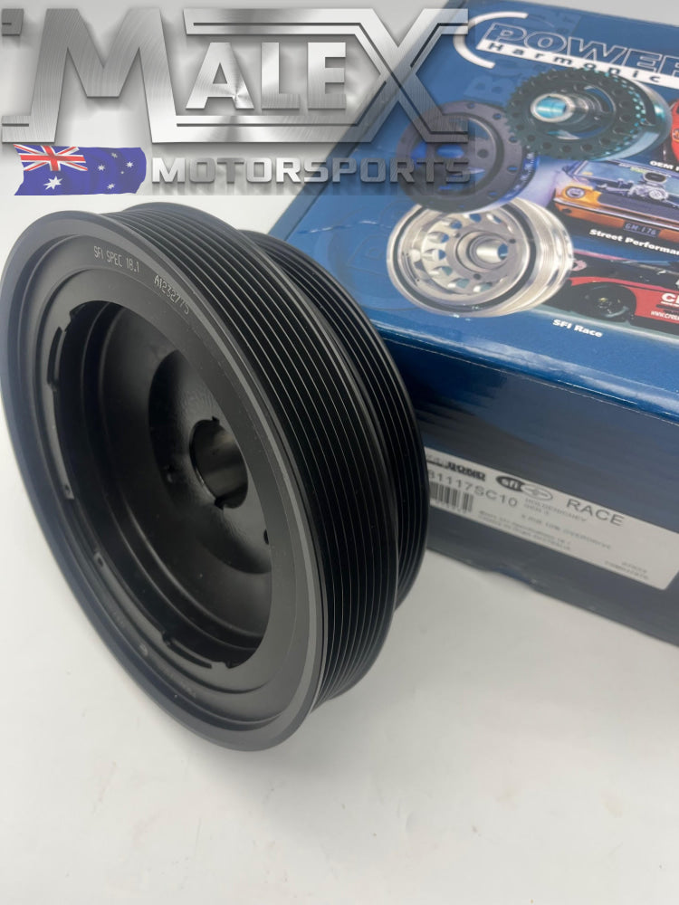 Powerbond LS VE VF Offset 8 PK Harmonic Balancer to suit Supercharger ls3 L98