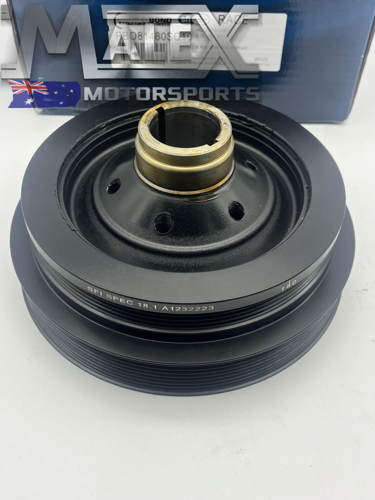 Powerbond LS1 VT-VY Offset 8 PK 10% Overdrive Harmonic Balancer to suit Supercharger