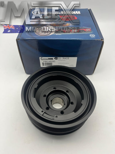 Powerbond LS1 VT VY Offset 8 PK Harmonic Balancer to suit Supercharger