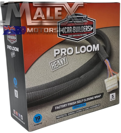 Pro Loom Heavy - Wiring Loom/Harness Protection Wrap 8 13 19 25 And 29Mm Diameter 19Mm Suits Dia.