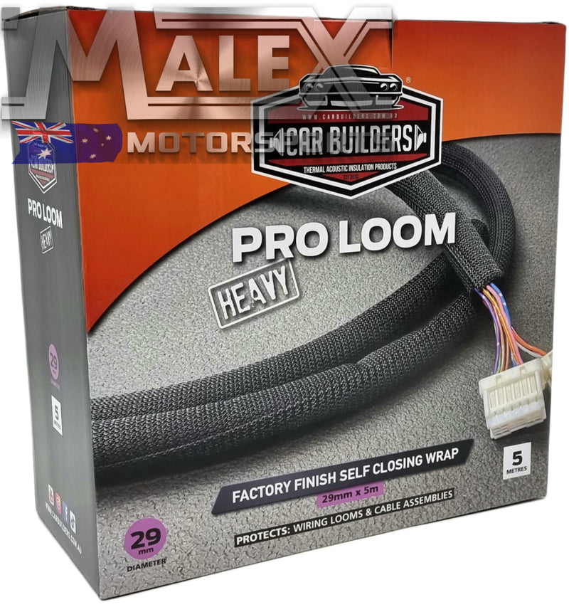 Pro Loom Heavy - Wiring Loom/Harness Protection Wrap 8 13 19 25 And 29Mm Diameter Suits Dia. 26-31Mm
