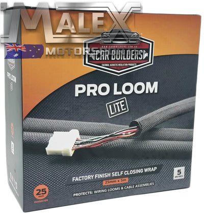 Pro Loom Lite - Wiring Loom/Harness Protection Wrap 8 13 19 25 And 29Mm Diameter 25Mm Suits Dia.