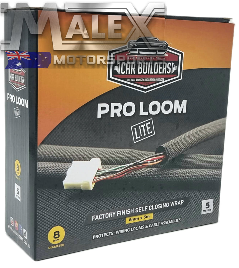 Pro Loom Lite - Wiring Loom/Harness Protection Wrap 8 13 19 25 And 29Mm Diameter 8Mm Suits Dia.