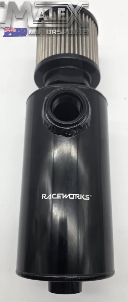Raceworks 1.0L Round Catch Can W/Straight Port – Malex Motorsports ...