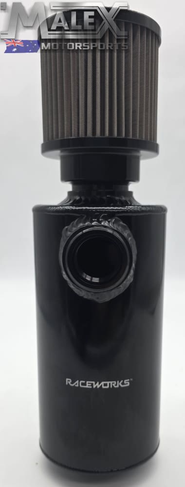 Raceworks 1.0L Round Catch Can W/Straight Port – Malex Motorsports ...